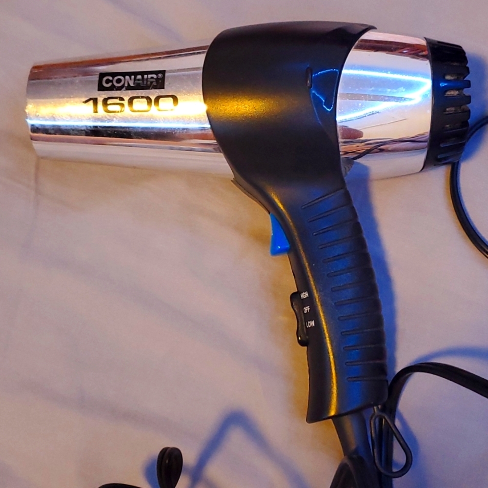 conair 1600 hair drying